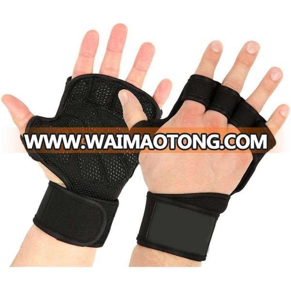 Palm Protector Weight Lifting Wrist Support Gloves, Cross Fit Gloves Fitness