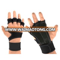 Non Slip Palm Silicon Padding Weight Lifting WOD Powerlifting Gym Workout Cross Fit Training Grips Gloves With Wrist Support